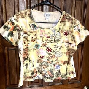 Rochelle 100% Cotton Shirt women's Medium